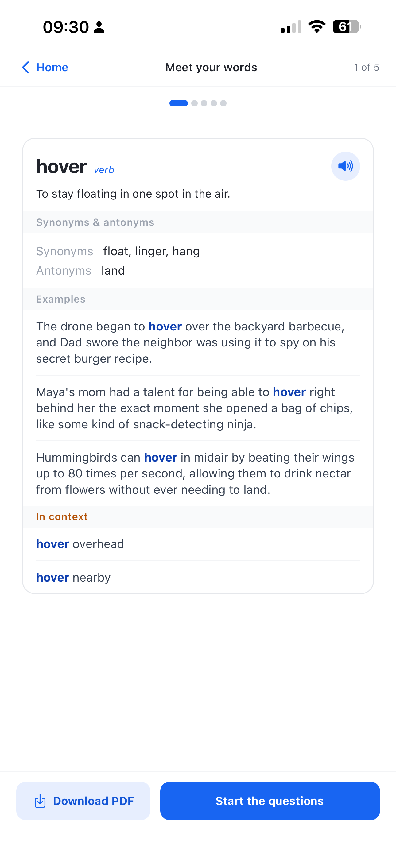 VocabSpark screenshot 9