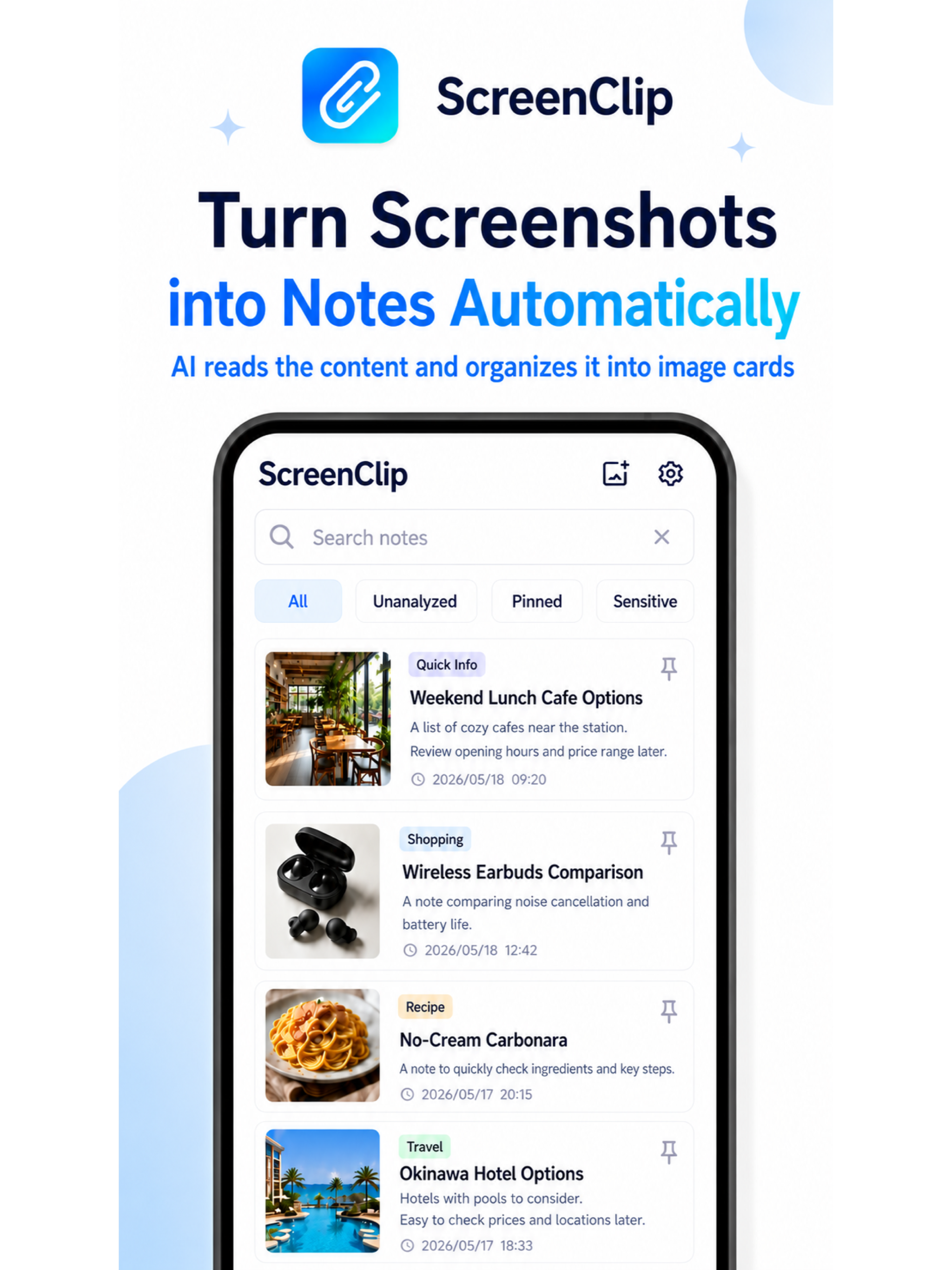 ScreenClip AI Notes