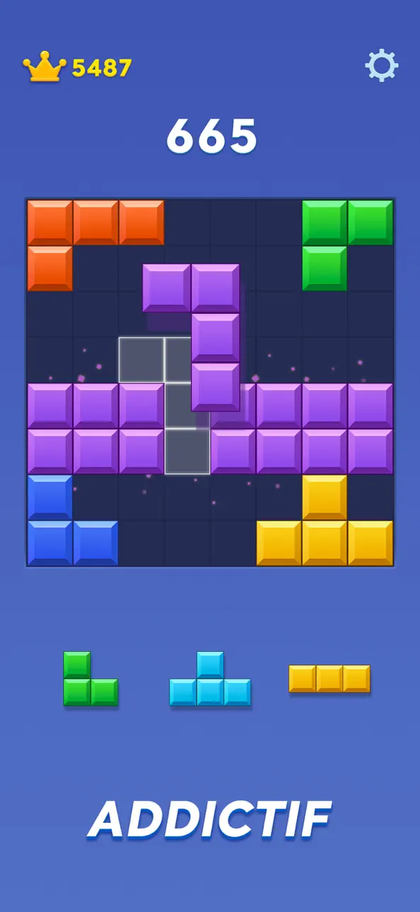 Block Blast！ iOS Mod IPA screenshot 2 - iOS game interface