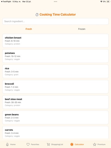 Instapot app iPad screenshot