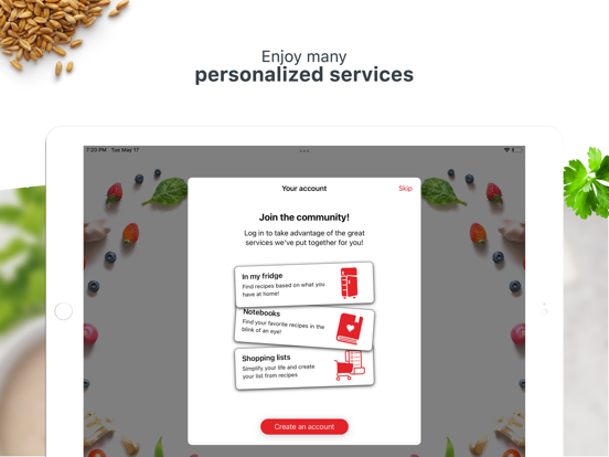 T-fal, recipes and more... iPad screenshot 4 - Food & Drink app