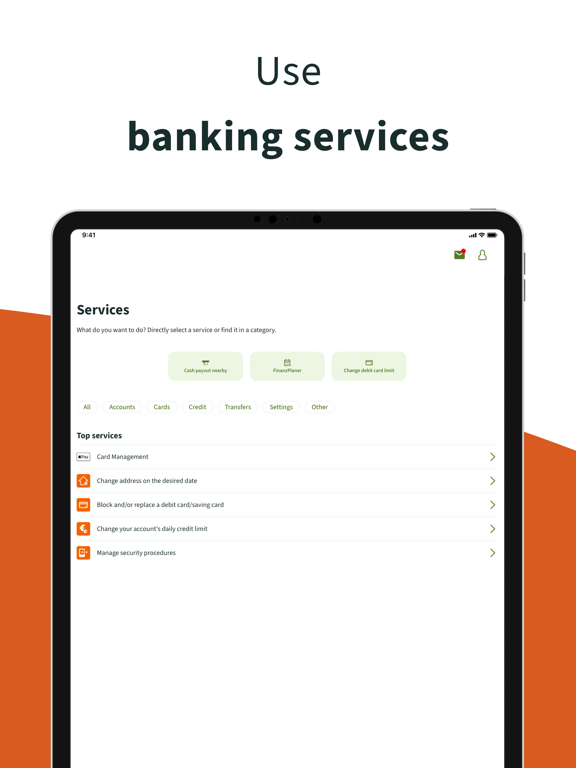 norisbank iPad screenshot 7 - Finance app