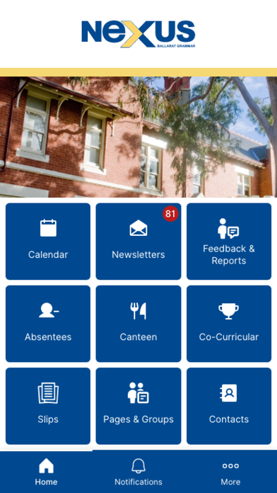 Nexus Ballarat Grammar Screenshot