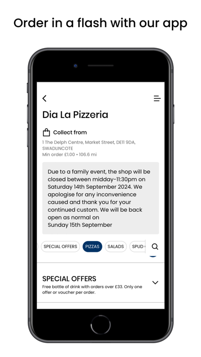 Dia La Pizzeria Screenshot