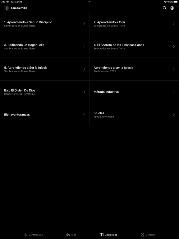 Familia Semilla iPad screenshot 3 - Education app