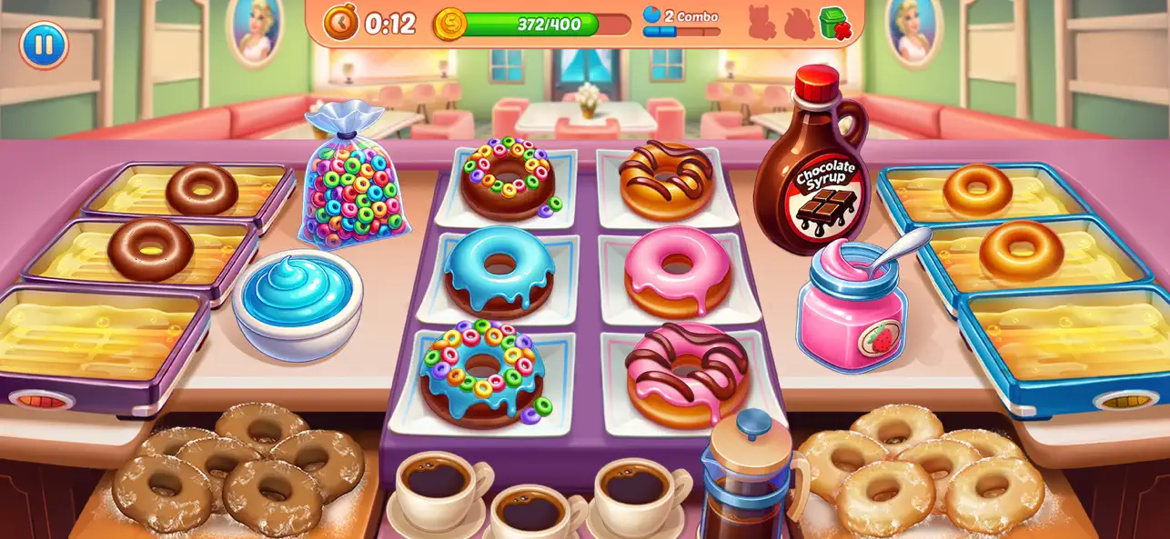 Cooking Chaos Cooking Games Hack screenshot 11 - game app interface