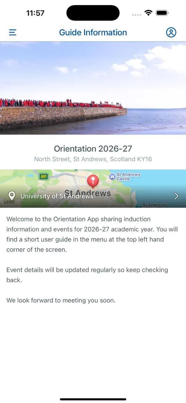 Screenshot #1 pour University of St Andrews