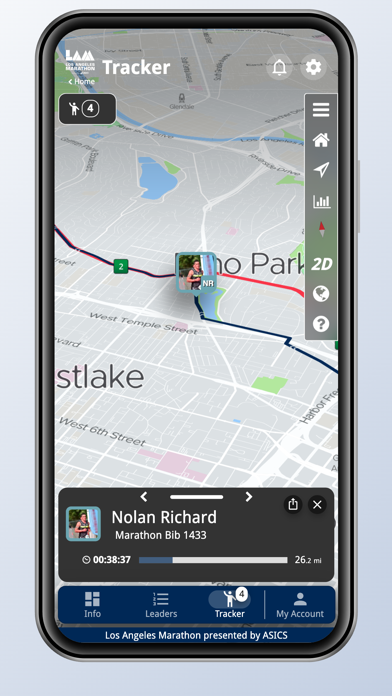 2025 LA Marathon Screenshot