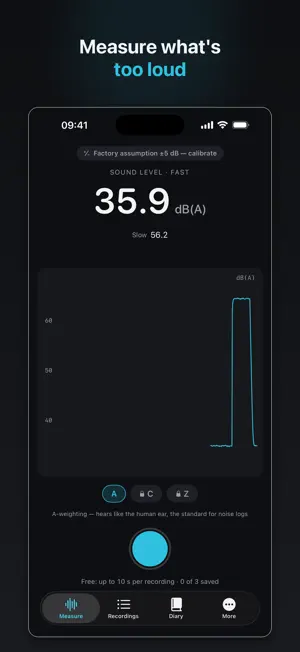 MeterWorks Sound Meter screenshot 1