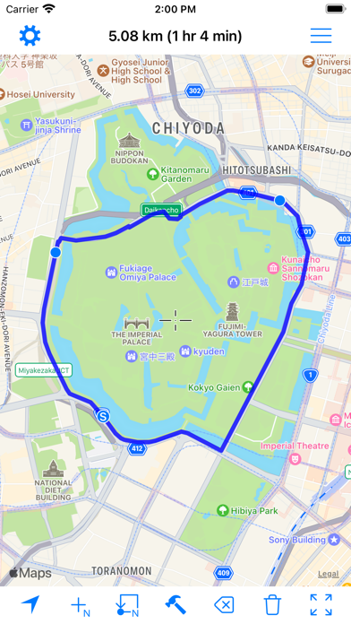 Screenshot #1 pour Walk Route Generator