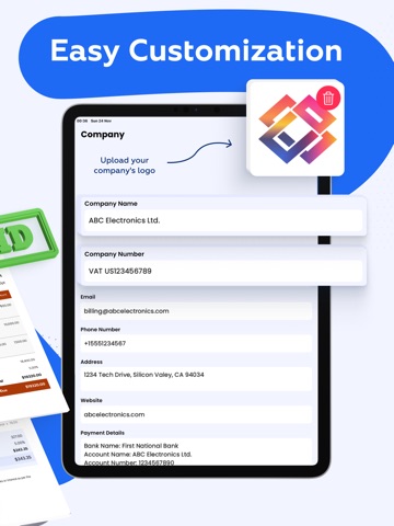 Invoice Maker & Generator App iPad screenshot