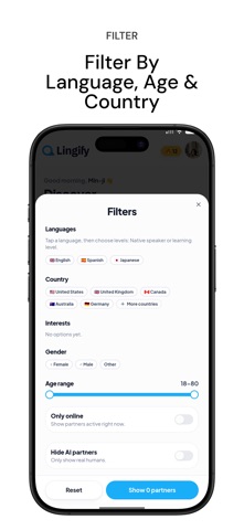 Lingify: Language Exchange Screenshot 3 of 8