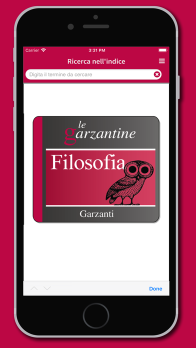 Screenshot #2 pour le Garzantine - Filosofia