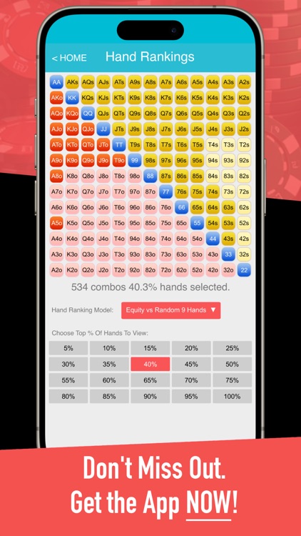 Preflop+ Poker GTO Nash Charts screenshot-9