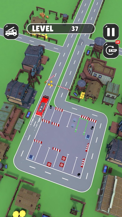 Parking Jam Fire Truck Car Out Screenshot