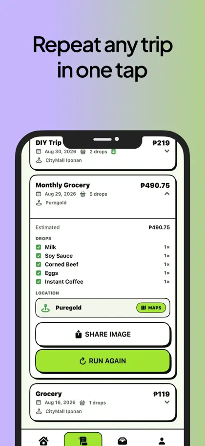 Capture d'écran 5 sur 6 de Grocery List: Lootsy
