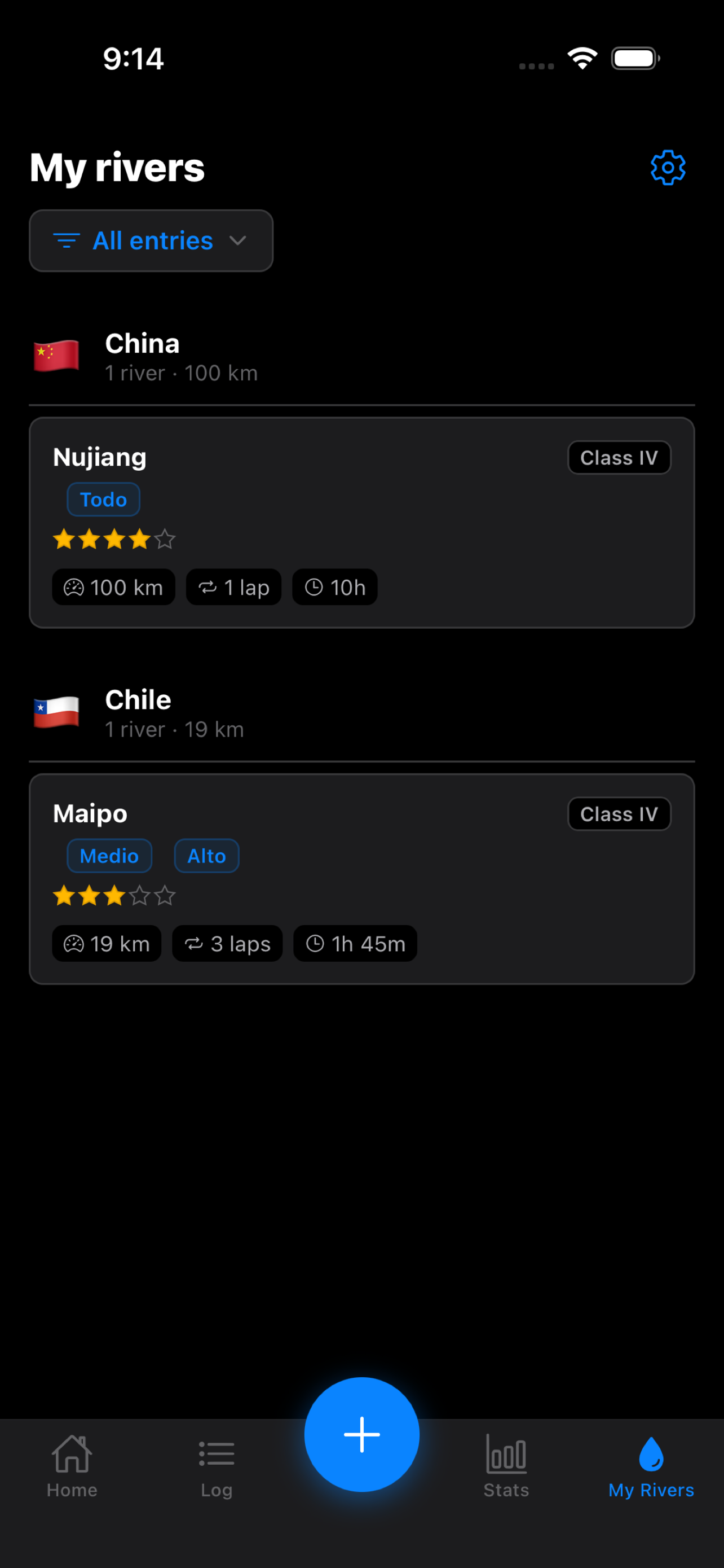 KayakLog: River Logbook screenshot 3