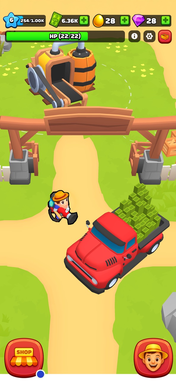 Farm Rush: Harvest Tycoon Hack screenshot 3 - iOS game interface