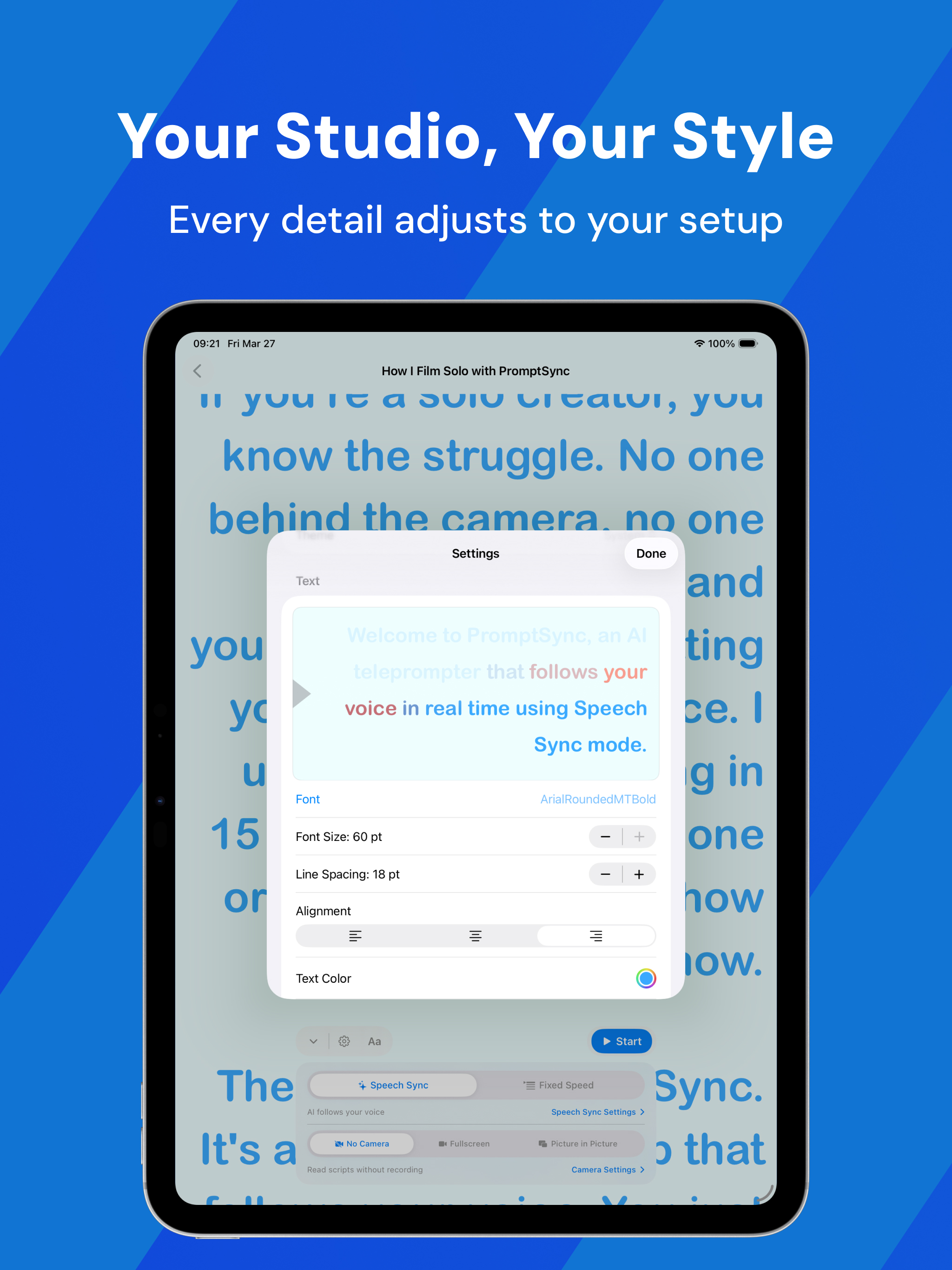 Teleprompter Script – CueSync