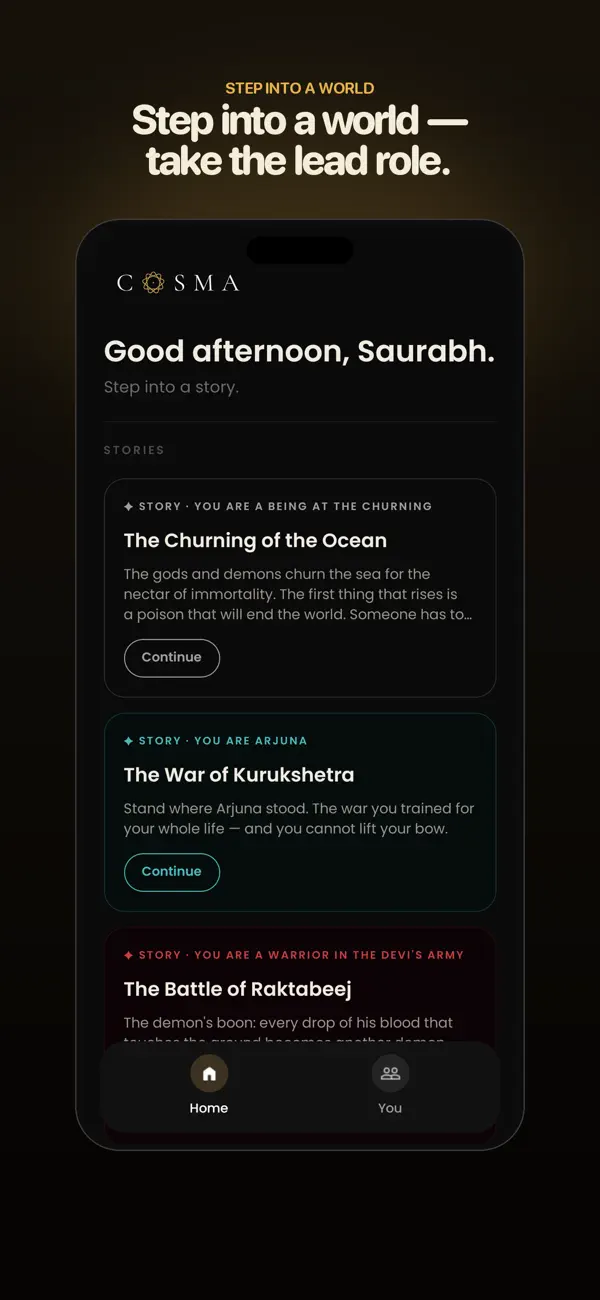 Screenshot #2 pour Cosma: Live Stories