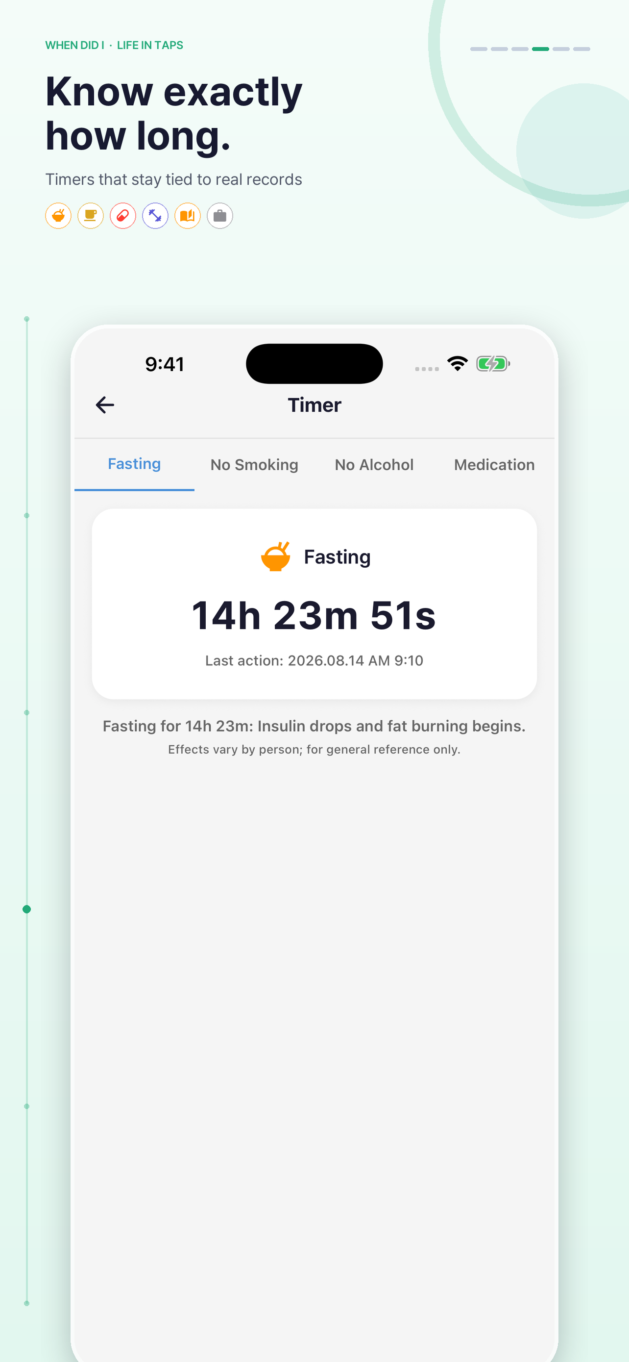 WhenDidI: Simple Life Log screenshot 5