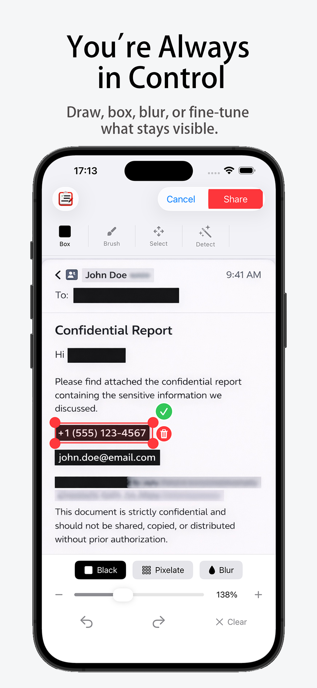 SnapRedact-Hide private