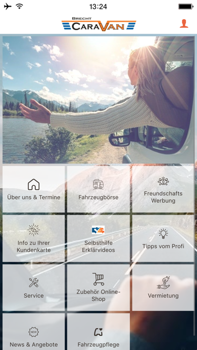 Brecht Caravan App Screenshot