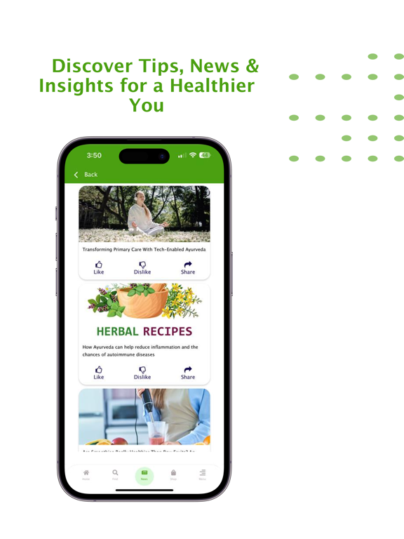 ThinkAyurvedaFirst iPad screenshot 8 - Medical app