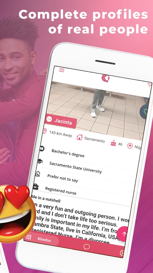 #5. Khedoo - Meet & Date Africans (iOS) 由: Seigneur Consults Limited