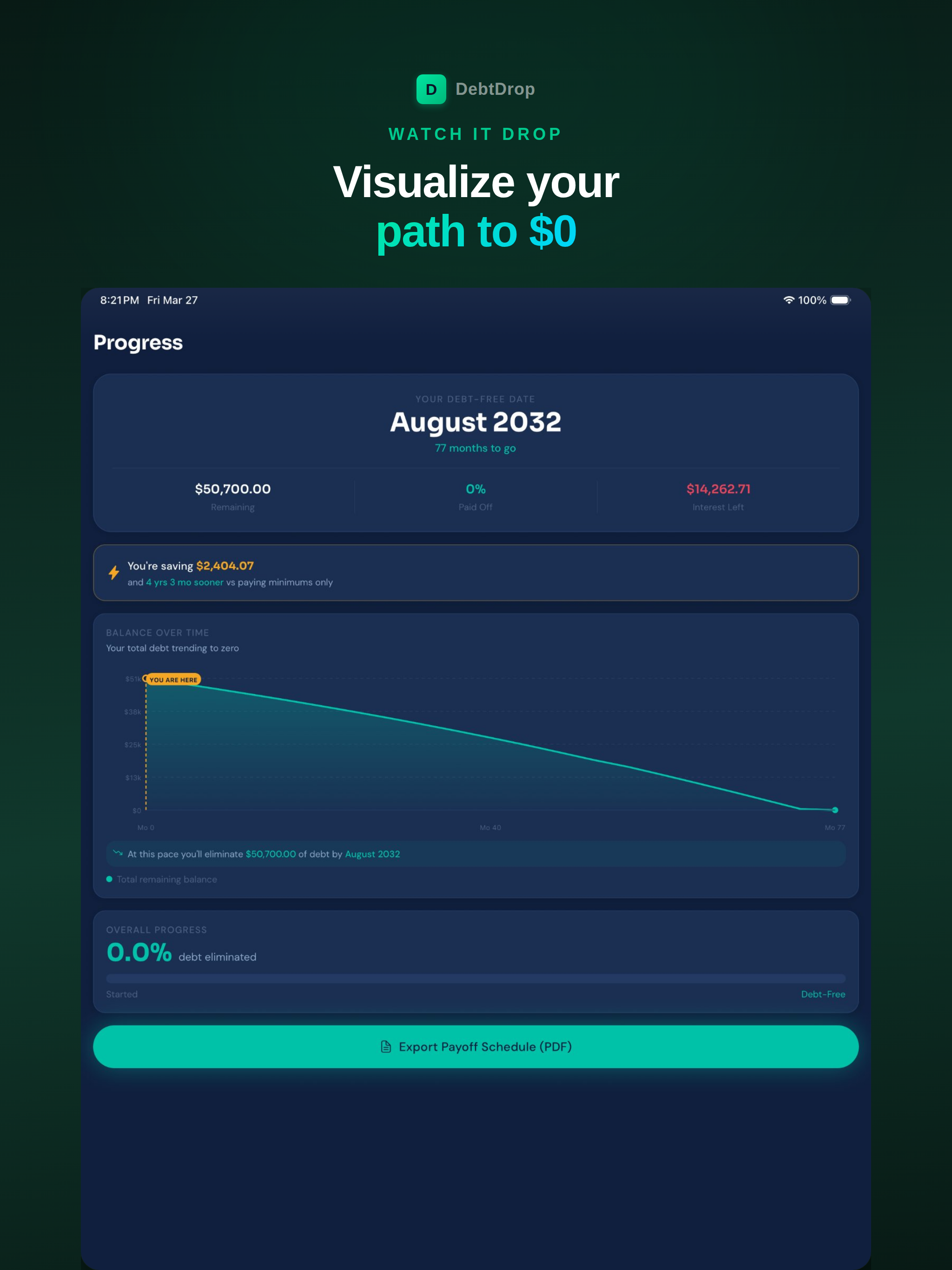 DebtDrop: Debt Payoff Planner screenshot 11
