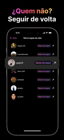 Seguidores e nao Seguidoresㅤ iPhone screenshot 6