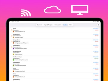 Tracken: Budget Planner iPad screenshot