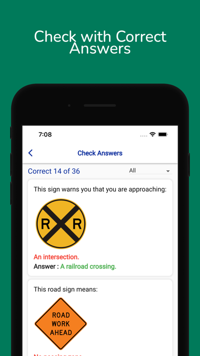 California DMV Permit Practice Screenshot