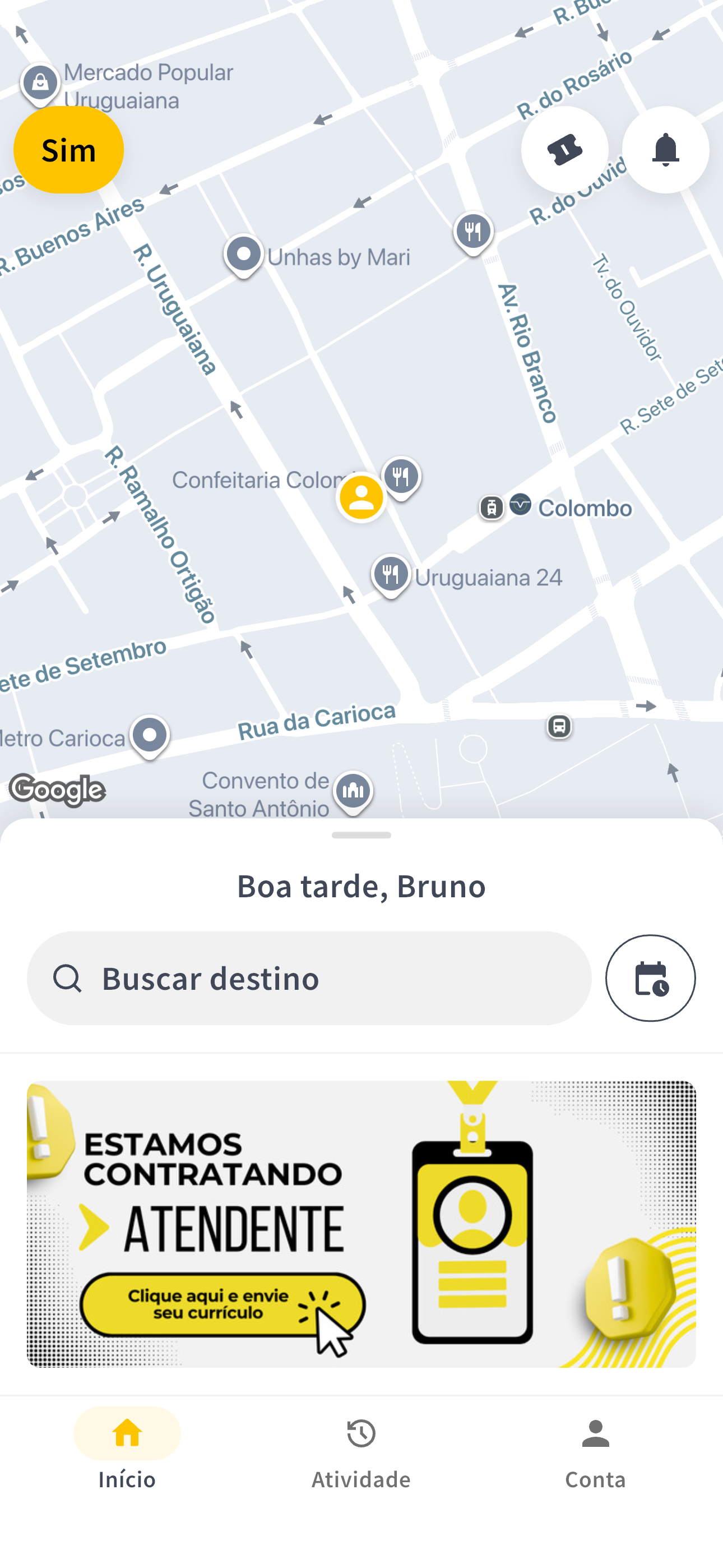 SIM Passageiro MT