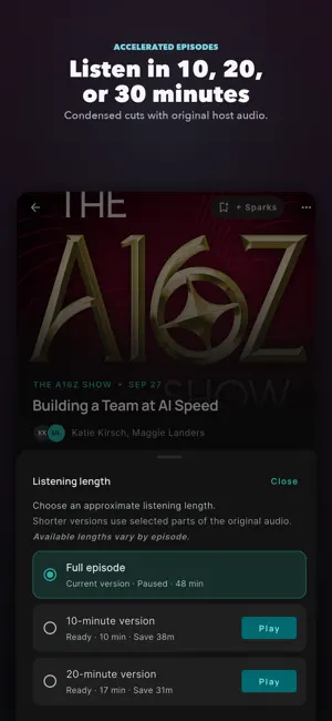 MetaPodcast: AI Podcast Player screenshot 1