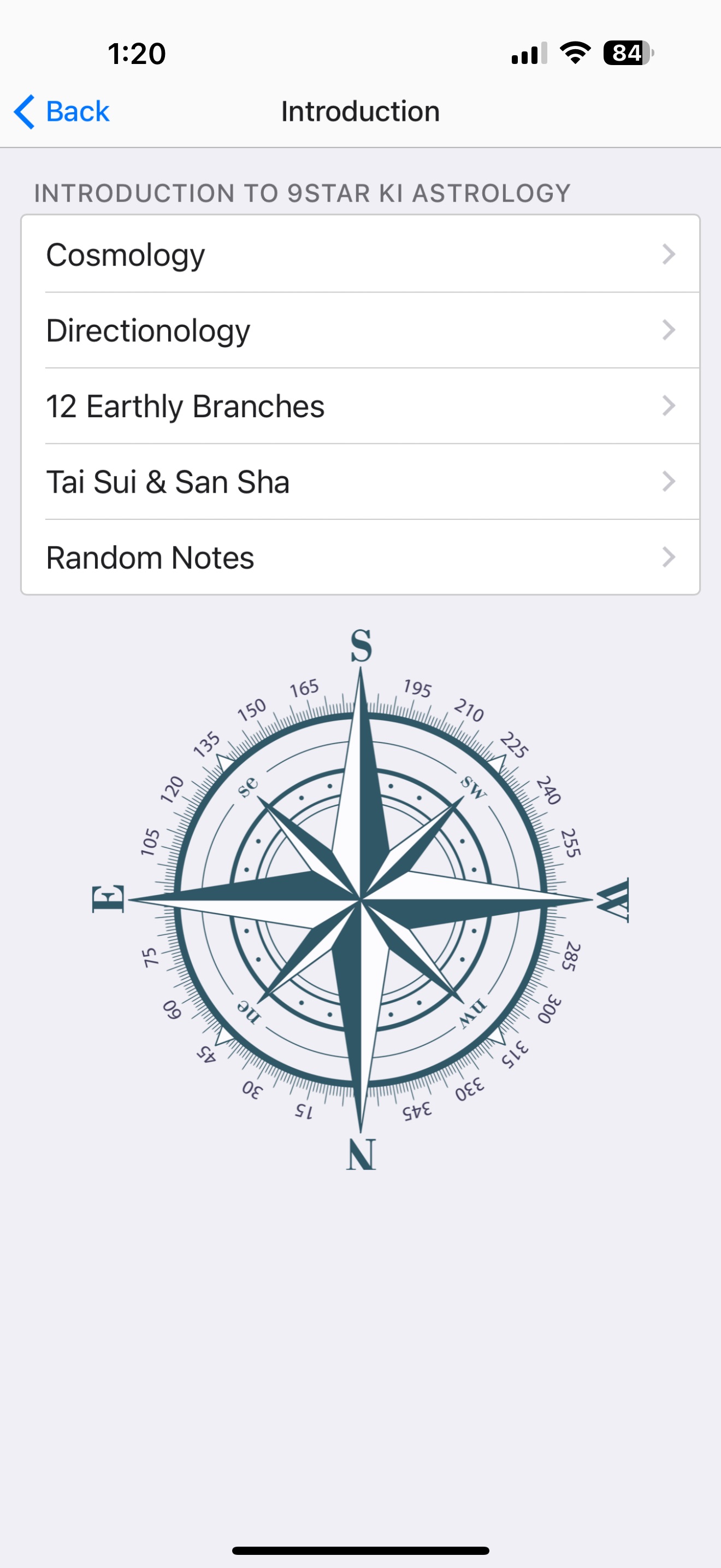 9 Star Ki Astrology Lite screenshot 2