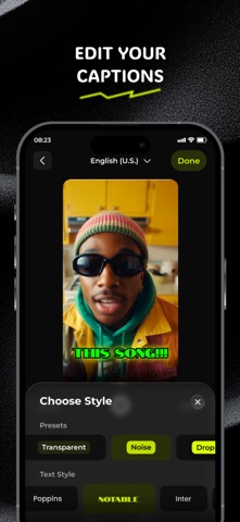 AI Caption Maker: Subtitle Kit Screenshot 5 of 6