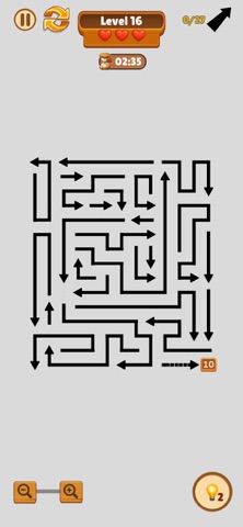 Arrows Puzzle  Escape Go iPhone screenshot
