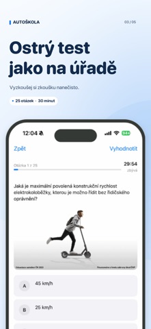 Autoškola 2026: Testy řidičák iPhone screenshot