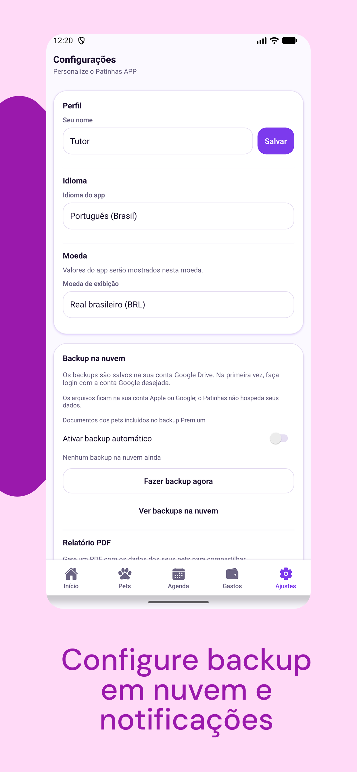 Patinhas APP - Controle de Pet screenshot 7