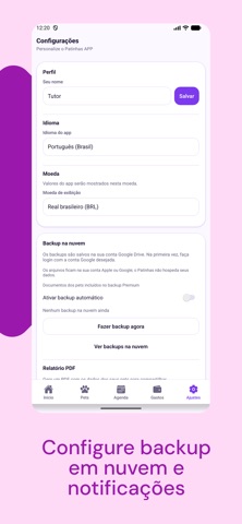 Patinhas APP - Controle de Pet iPhone screenshot