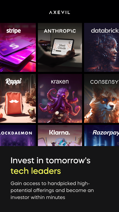 Axevil – venture investments Screenshot