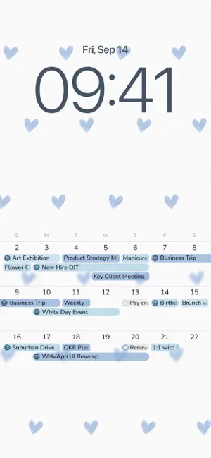 Layered: Calendar on Wallpaper screenshot 4