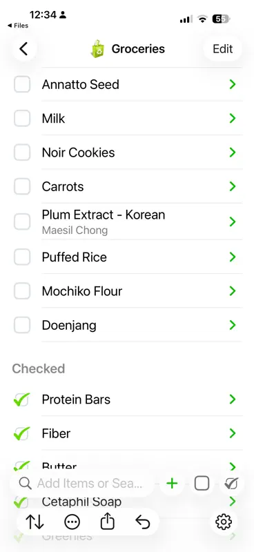 My Lists screenshot 2 of 5