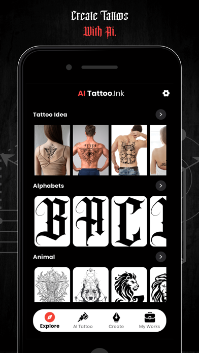 AI Tattoo Ink Design Screenshot