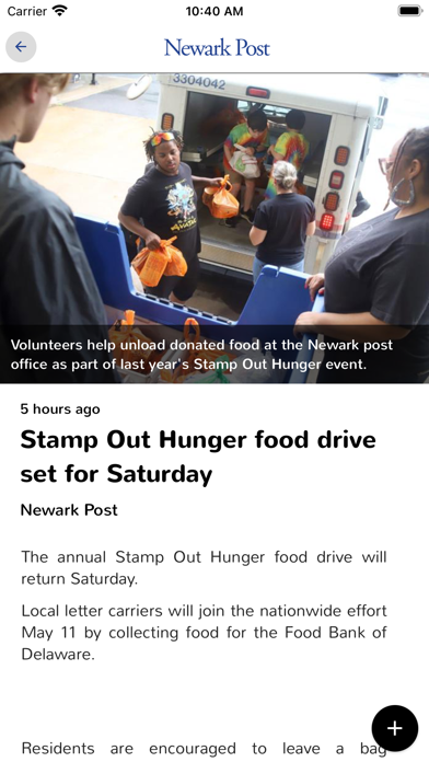 Newark Post eEdition Screenshot
