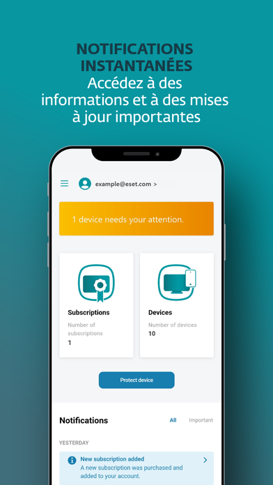 Screenshot #3 pour ESET HOME