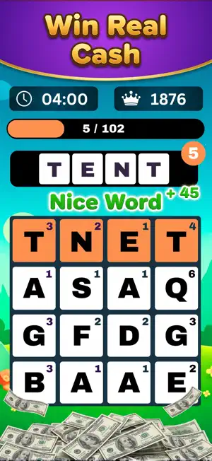 Word Money Game Win Real Cash screenshot 2