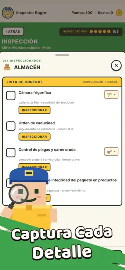 Captura de pantalla de Inspector De Comida en iPhone 5