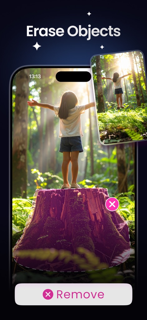 Erase objects - AI Eraser - Photo & Video App | MWM